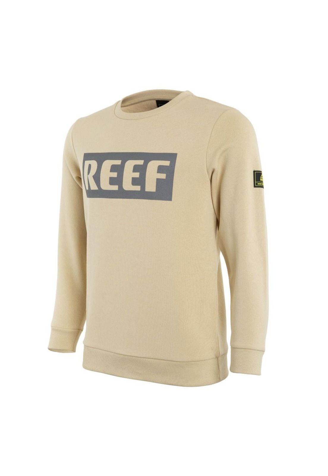 Poleron Kids Crew Beige Logo-1