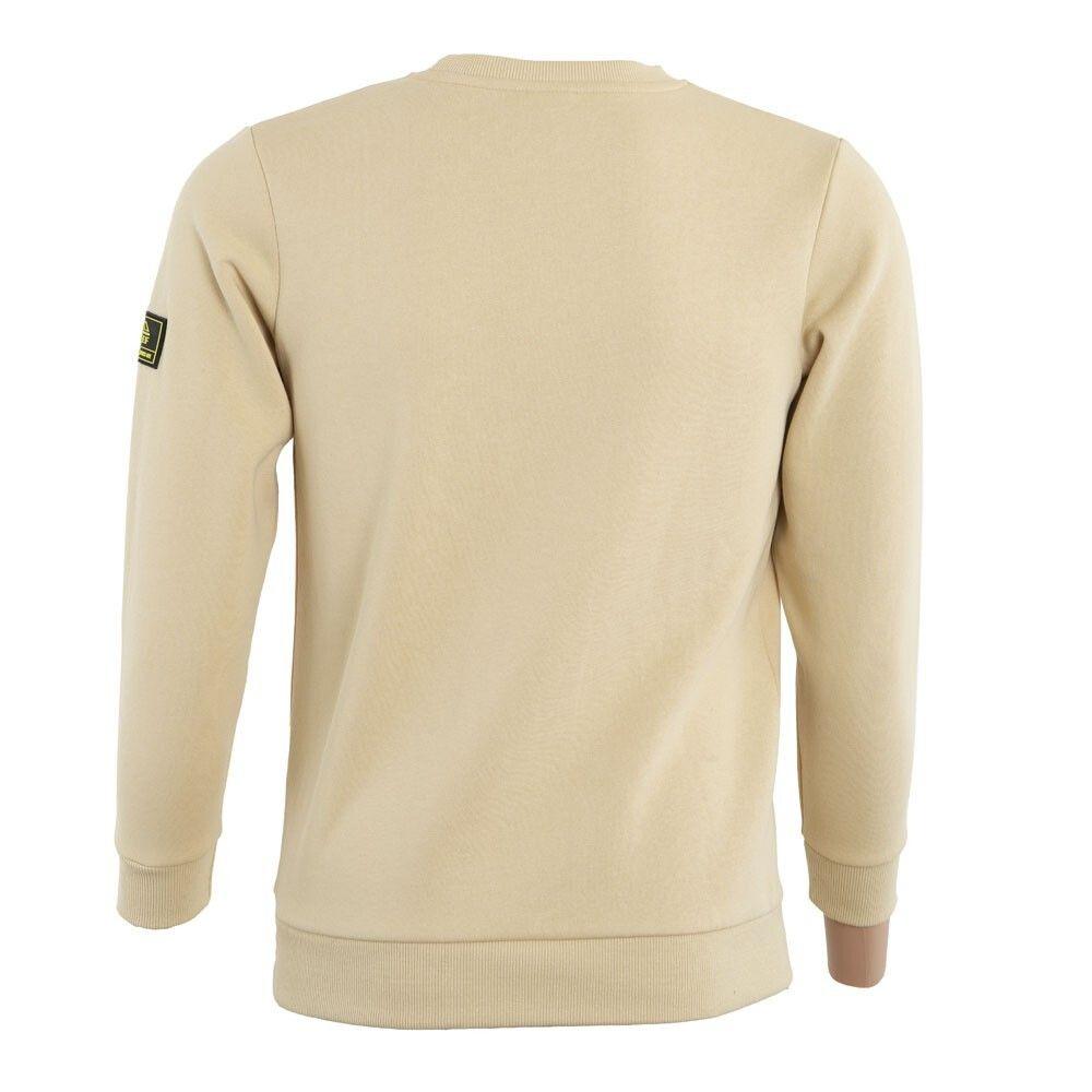 Poleron Kids Crew Beige Logo-1