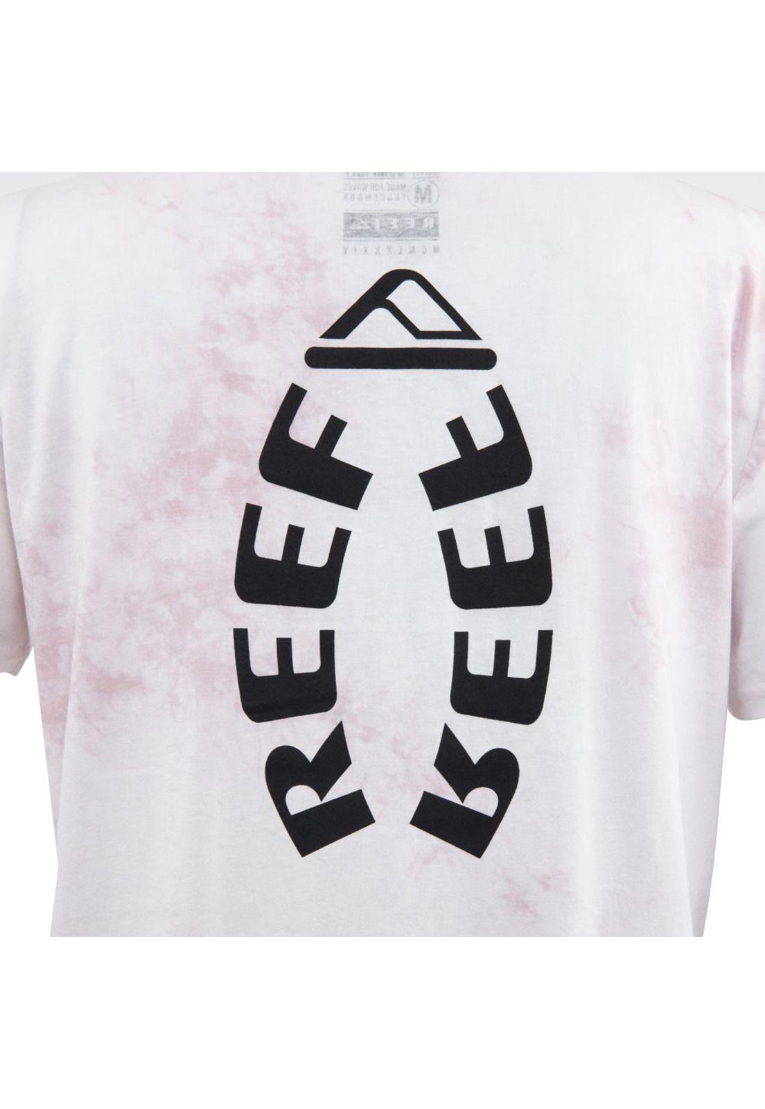 Polera Tie Dye Blanco Multicolor Reef-3