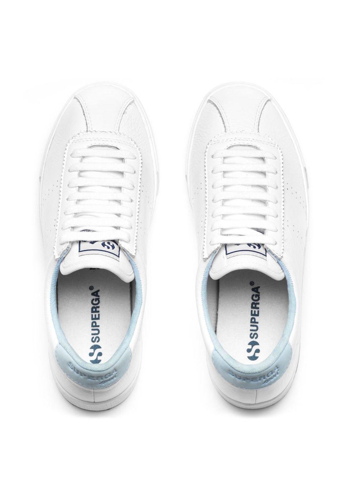 Zapatilla 2843 Clubs Clomfleau White Blue Superga-2