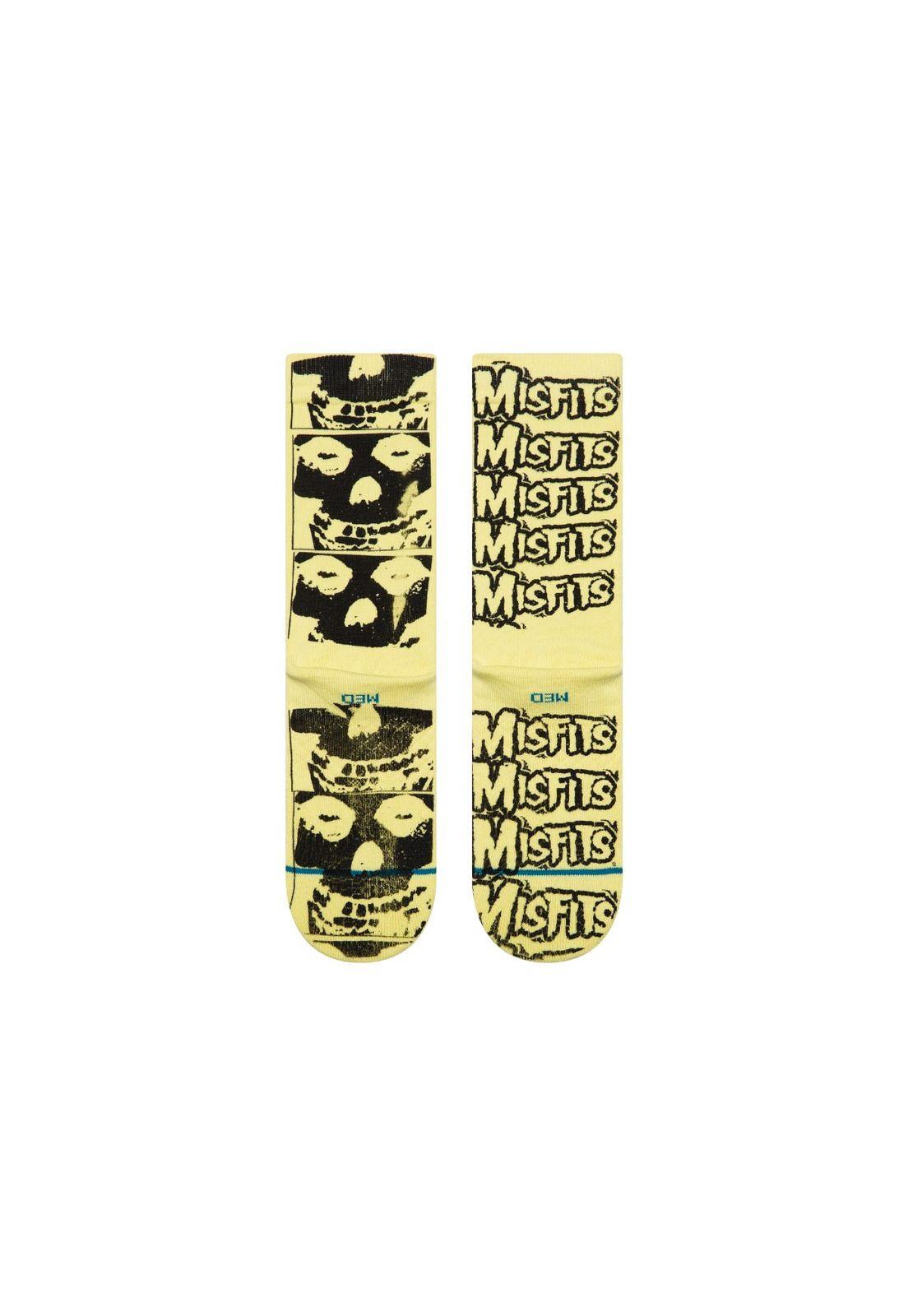 Stance Sock Men Misfits Collection Crew Melon-2
