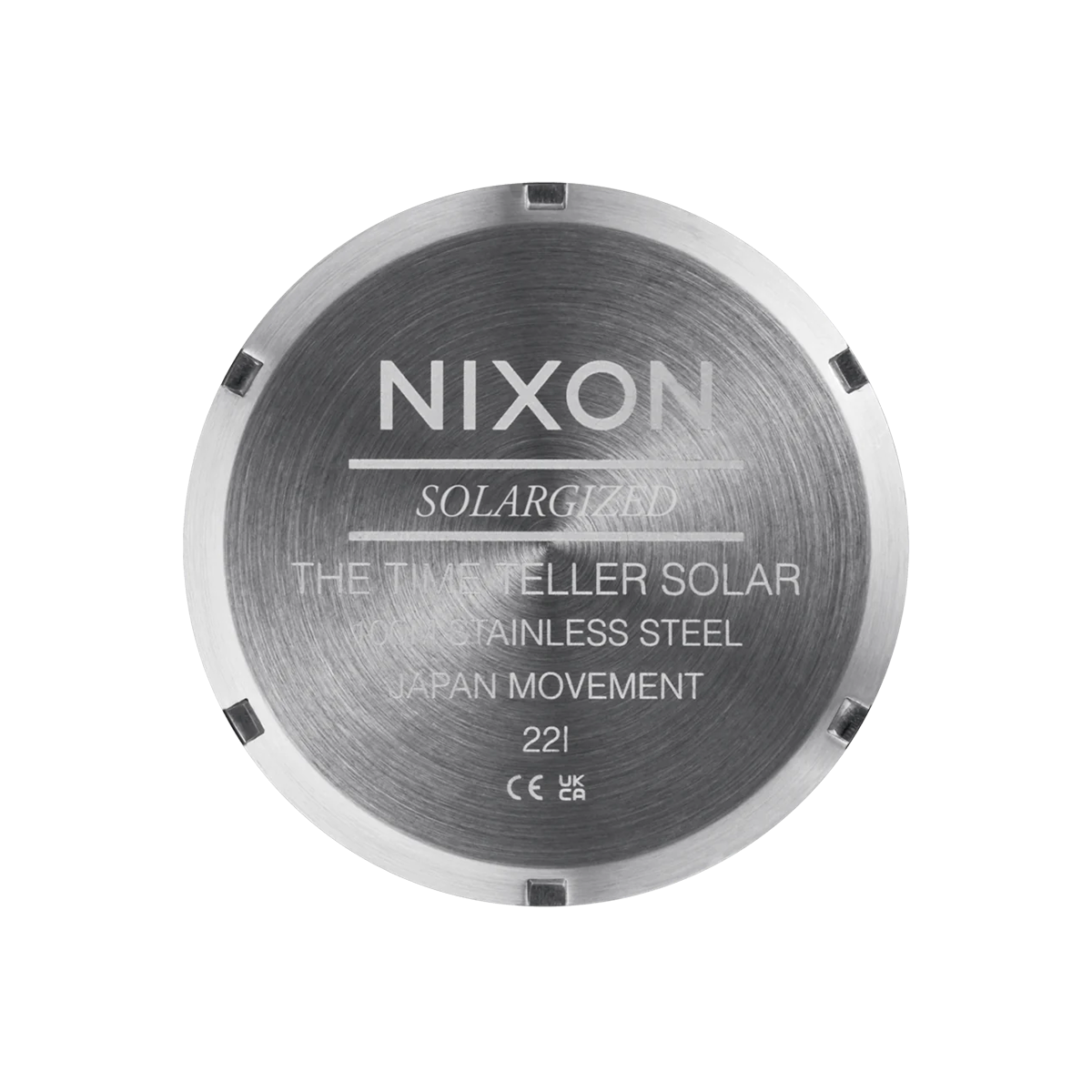 Reloj Nixon Time Teller Solar Silver Dusty Blue Sunray-4
