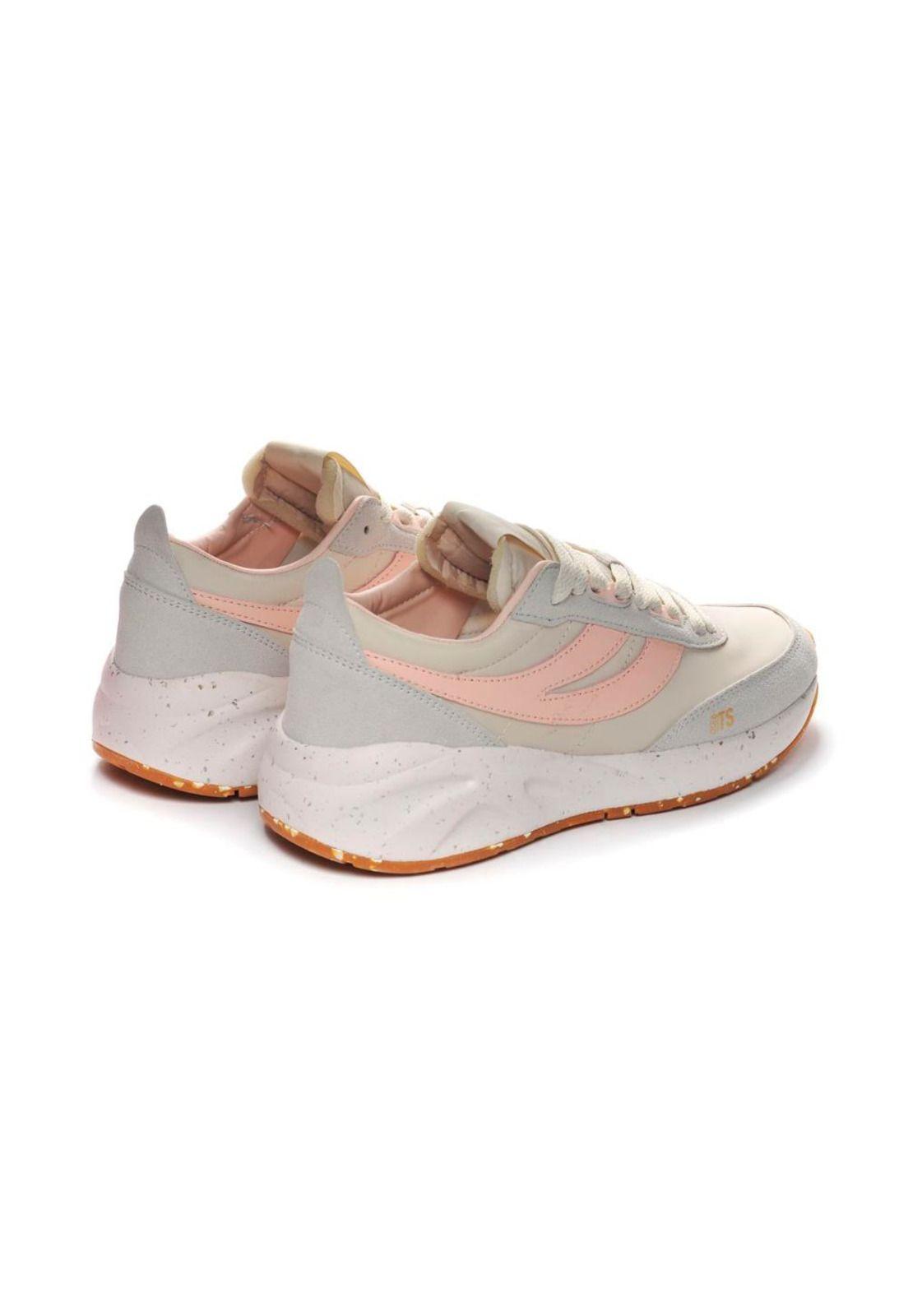 Zapatilla 4089 Training 9TS Vegan Faux Light Beige Pink-2