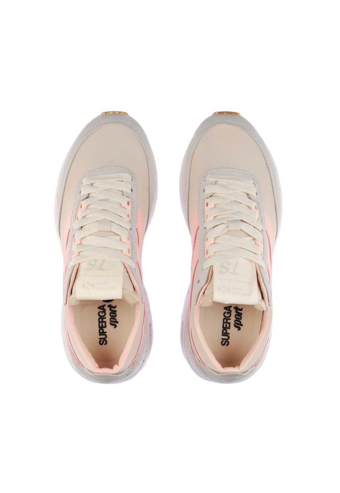 Zapatilla 4089 Training 9TS Vegan Faux Light Beige Pink-3