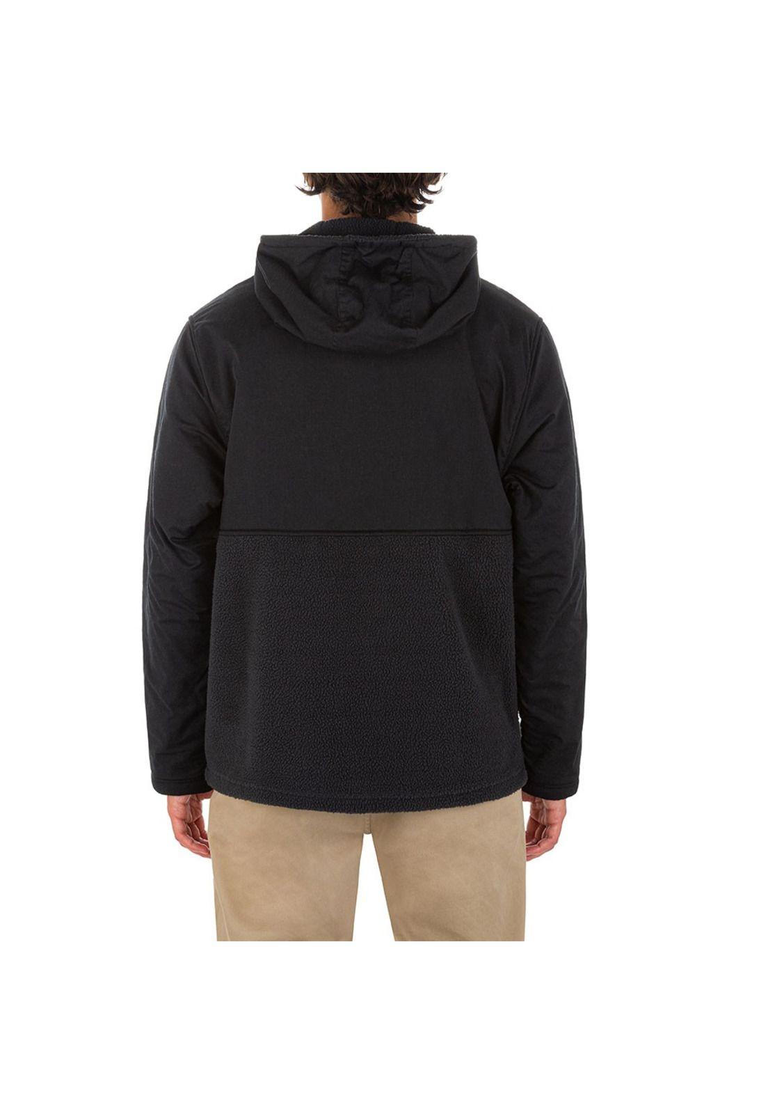 Poleron Hudson Burrito Anorak Black Hurley-4