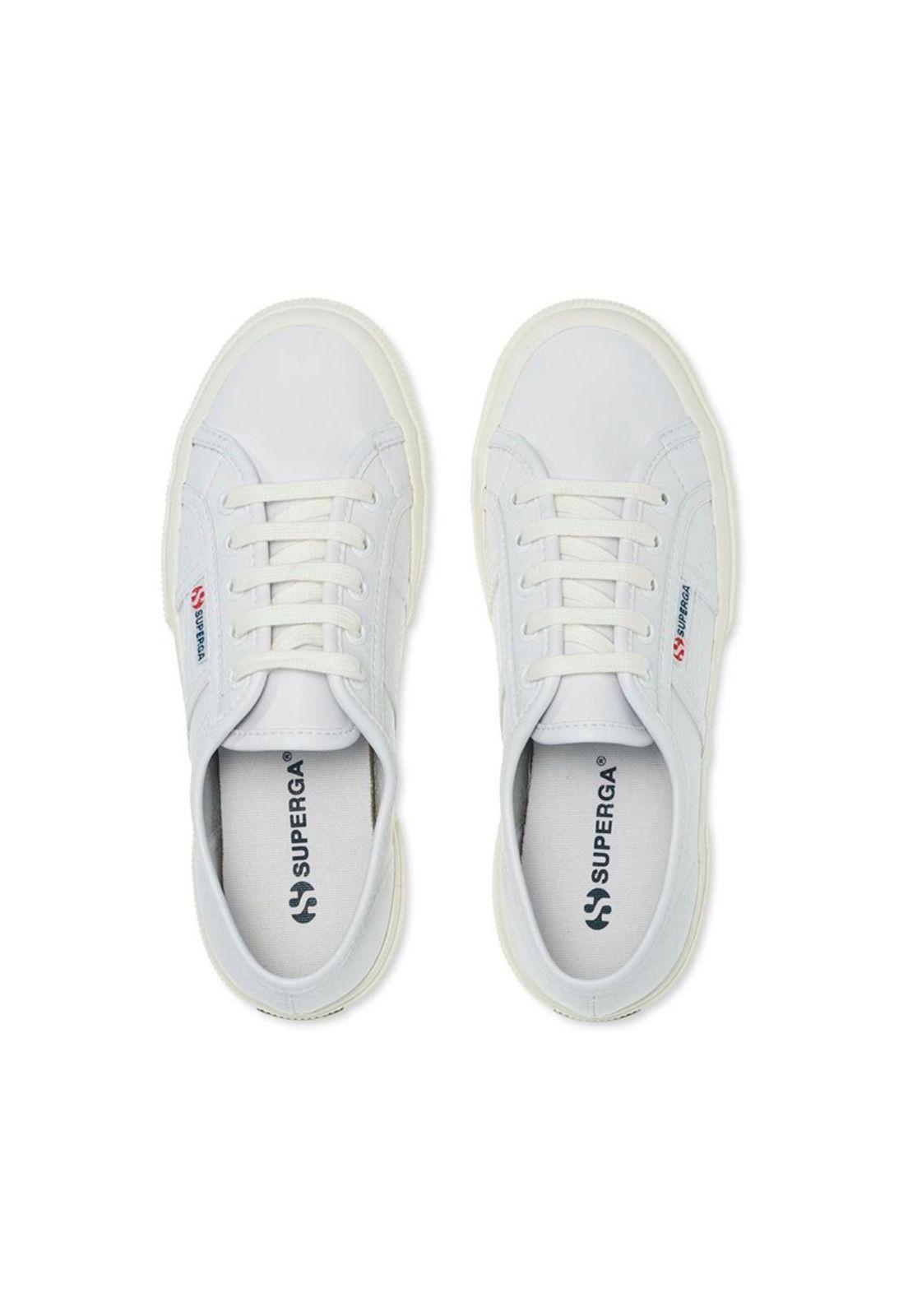 Zapatilla 2750 Vegan Fauxleather White White Avorio-3