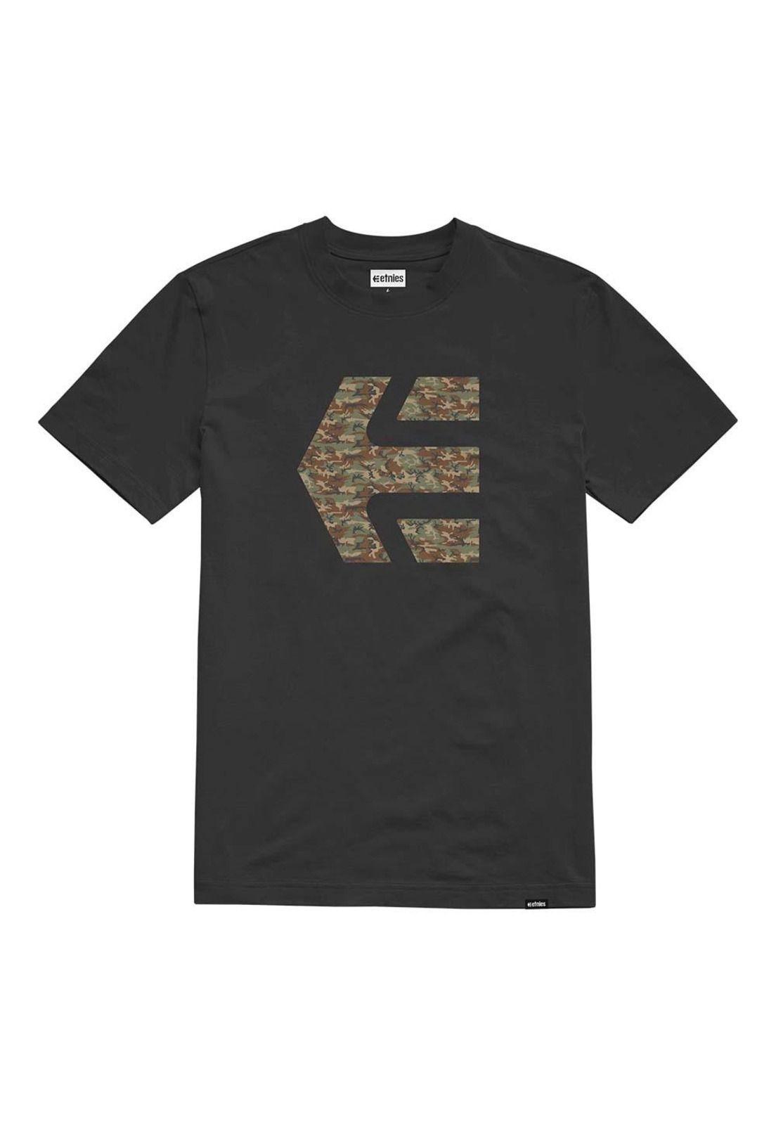 Polera Icon Print Black Camo Etnies-0
