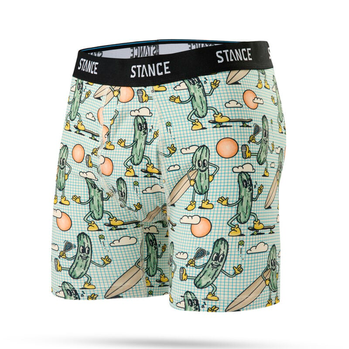Boxer Men Stance Feeling Pickled Off White Multi-0