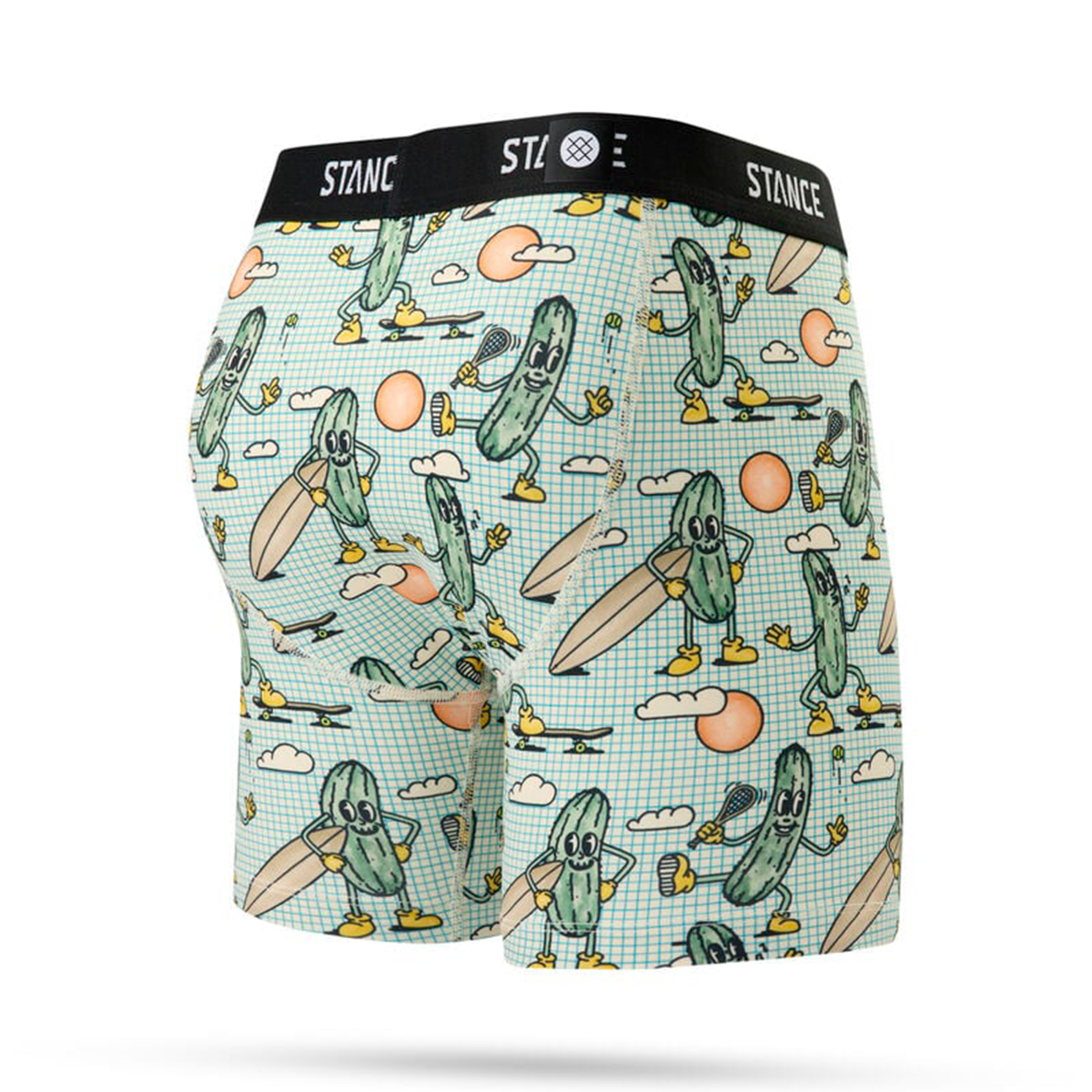 Boxer Men Stance Feeling Pickled Off White Multi-1