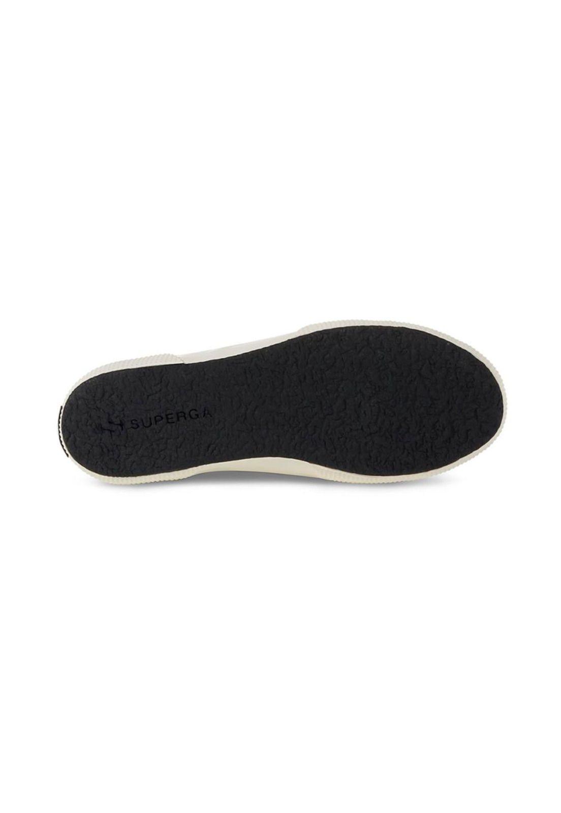Zapatilla 2750 Tumbled Leather Black Avorio-4