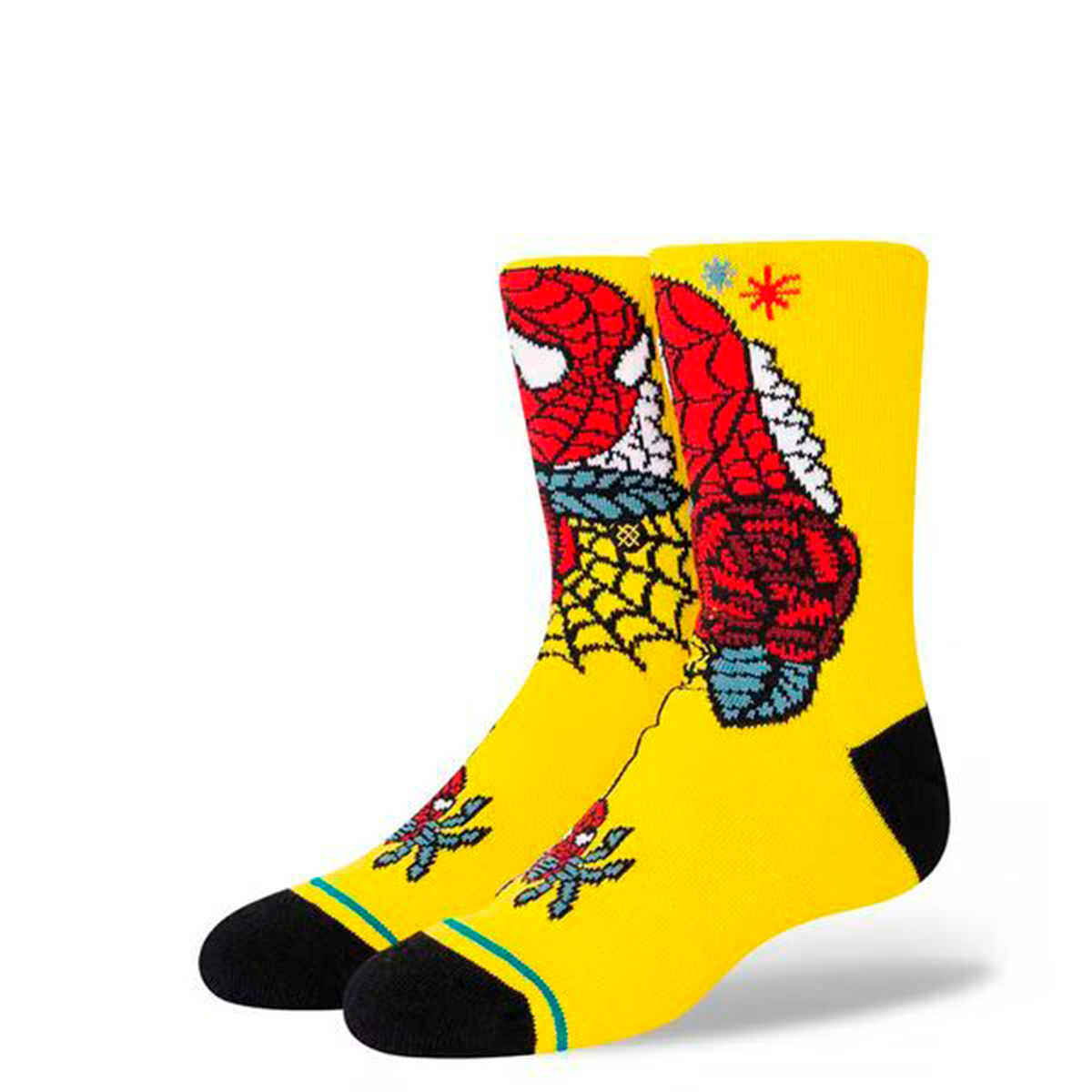 Stance Sock Kids Spidiey Yellow-0