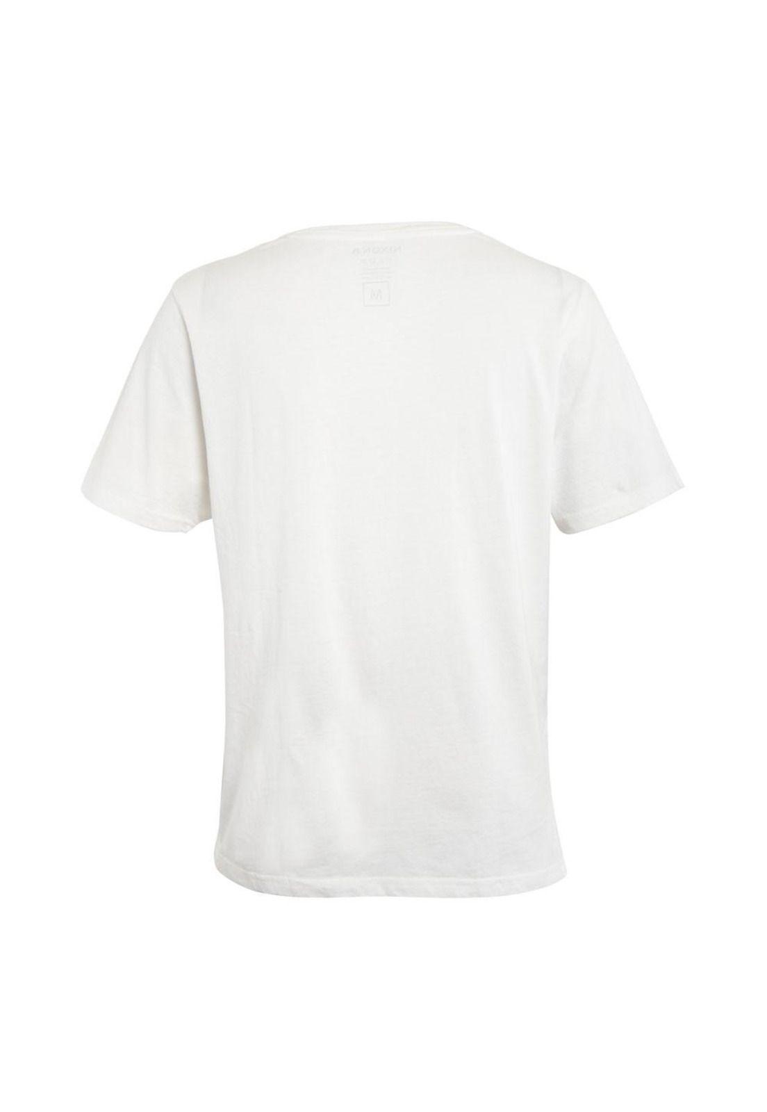Polera Men White Black Logo Front-2