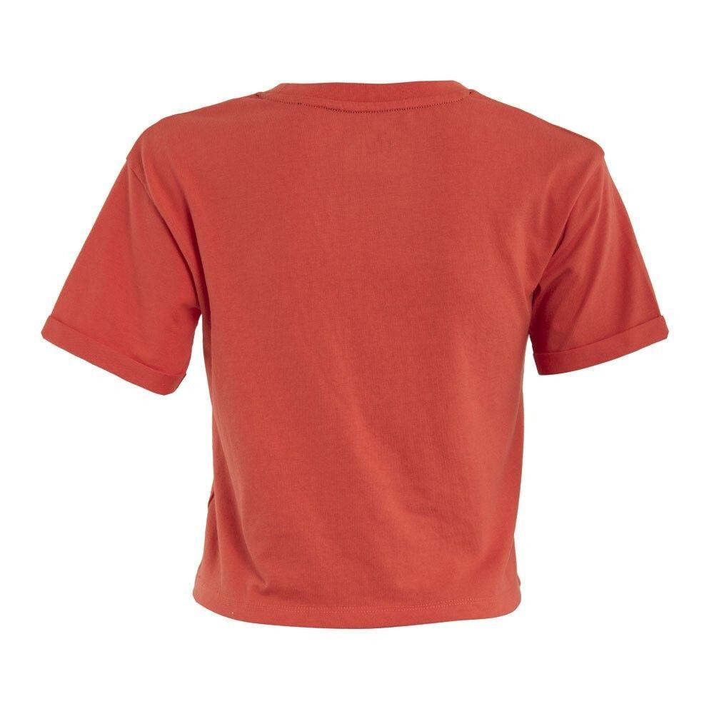 Polera Kids Crop Top Red Wave-2