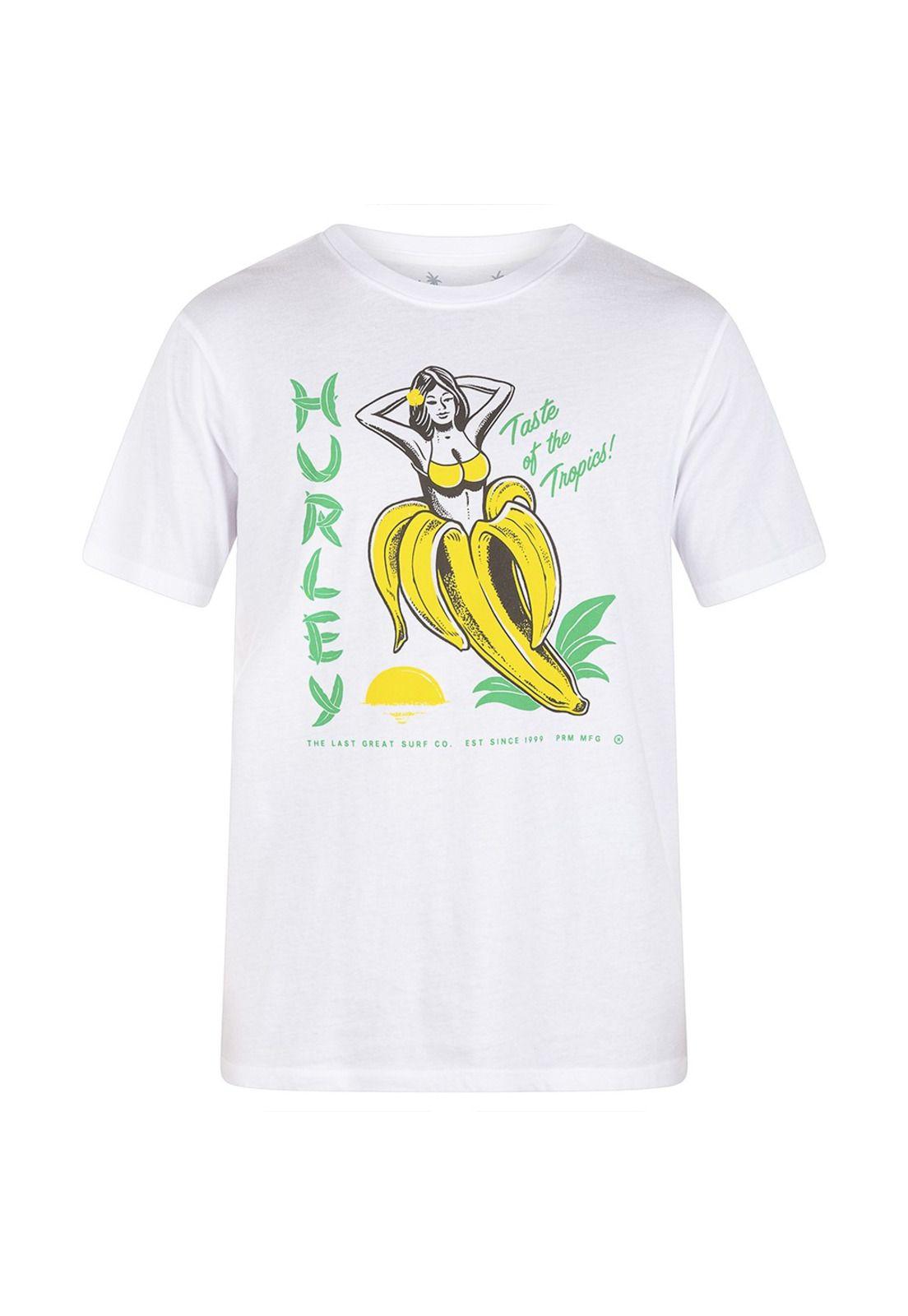 Polera EVD WSH Taste Of The Tropic White Hurley-0