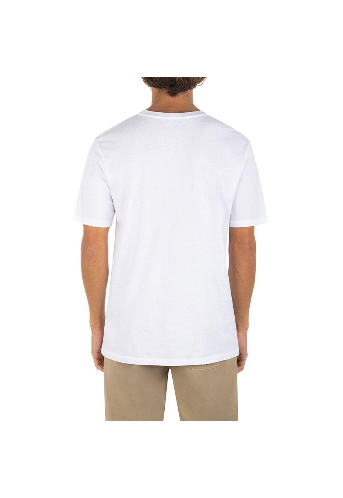 Polera EVD WSH Taste Of The Tropic White Hurley-3