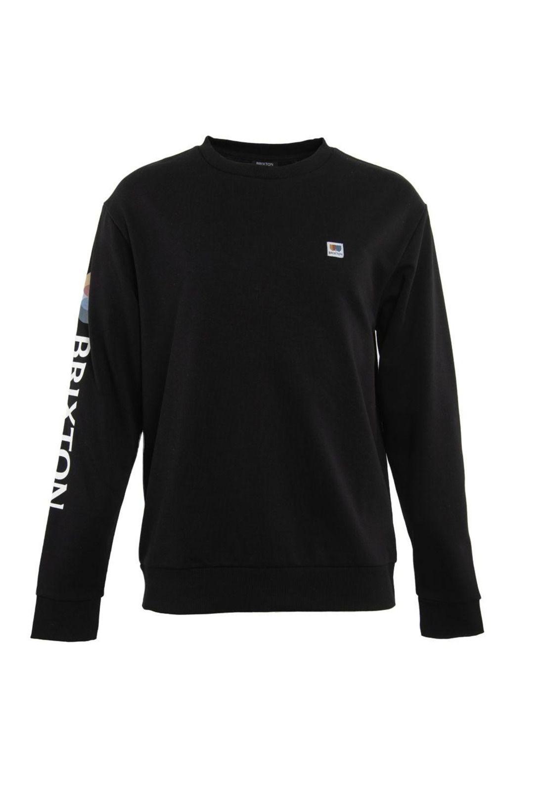 Poleron Men Crew Basic Black-0