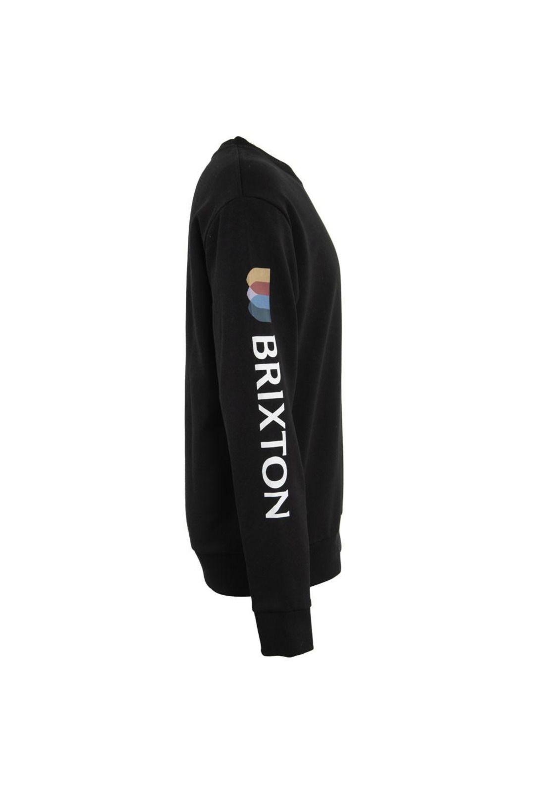 Poleron Men Crew Basic Black-1
