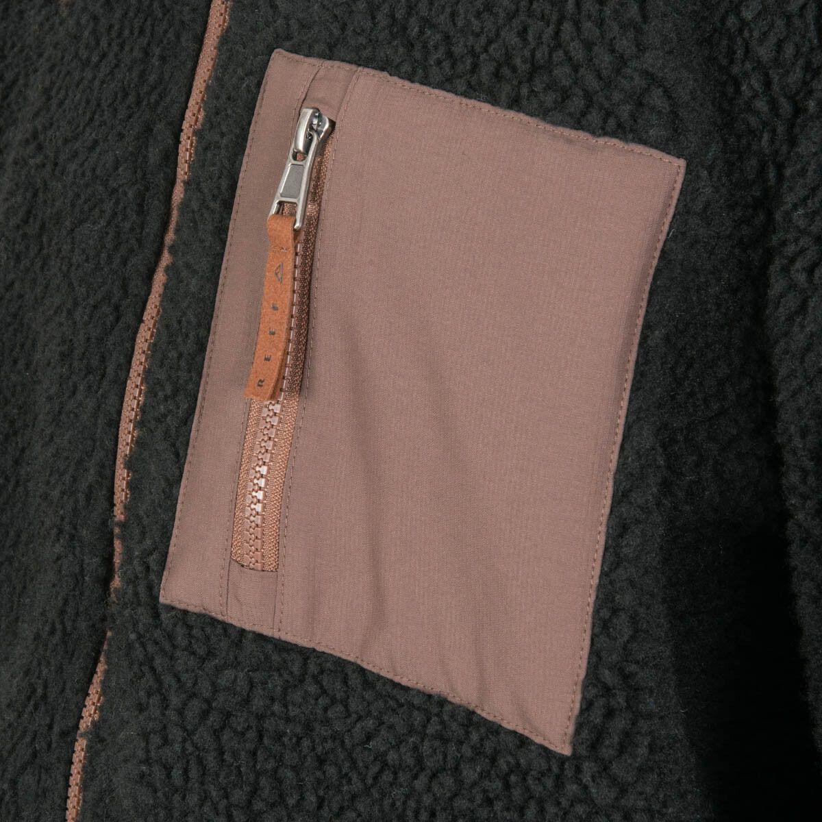 Polar Kids Full Zipper Black Brown-4