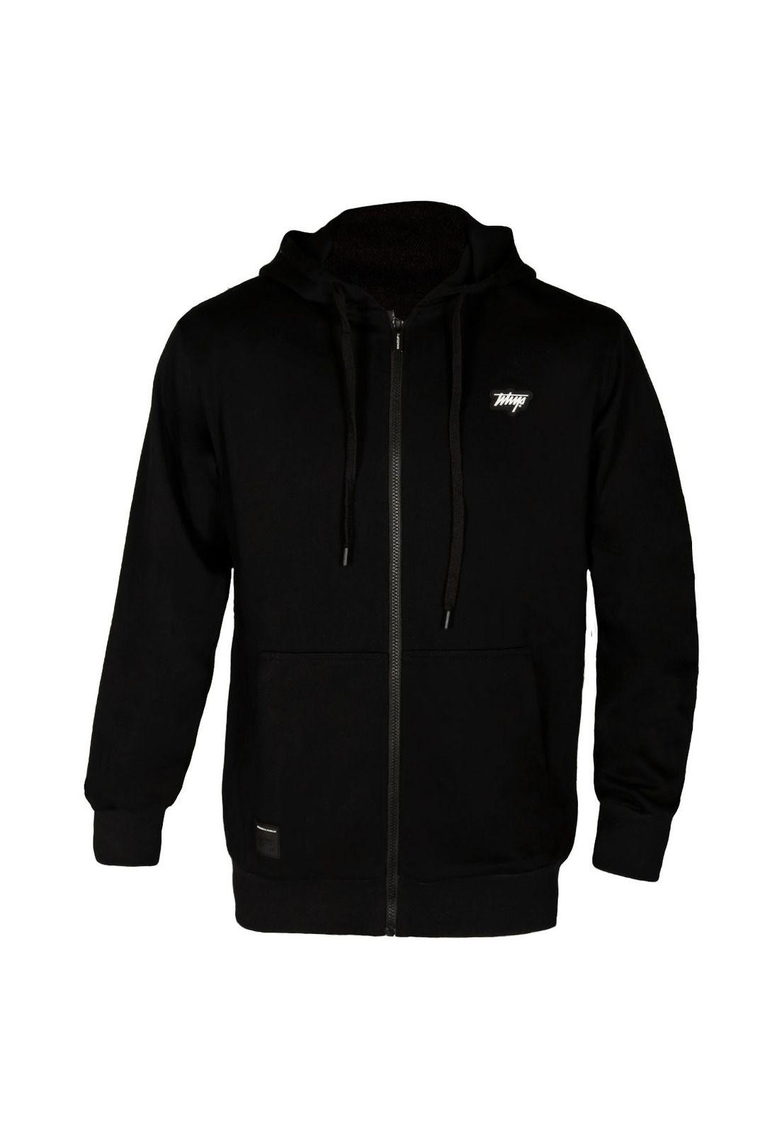 Poleron Full Zip All Black-0
