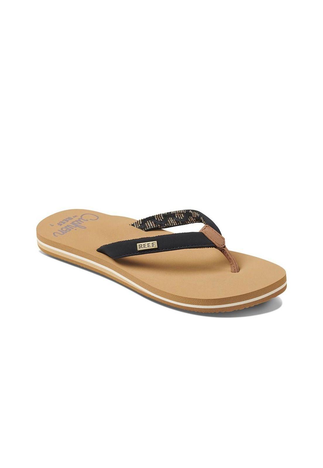 Sandalia Cushion Sands Women Brown Black Reef-0