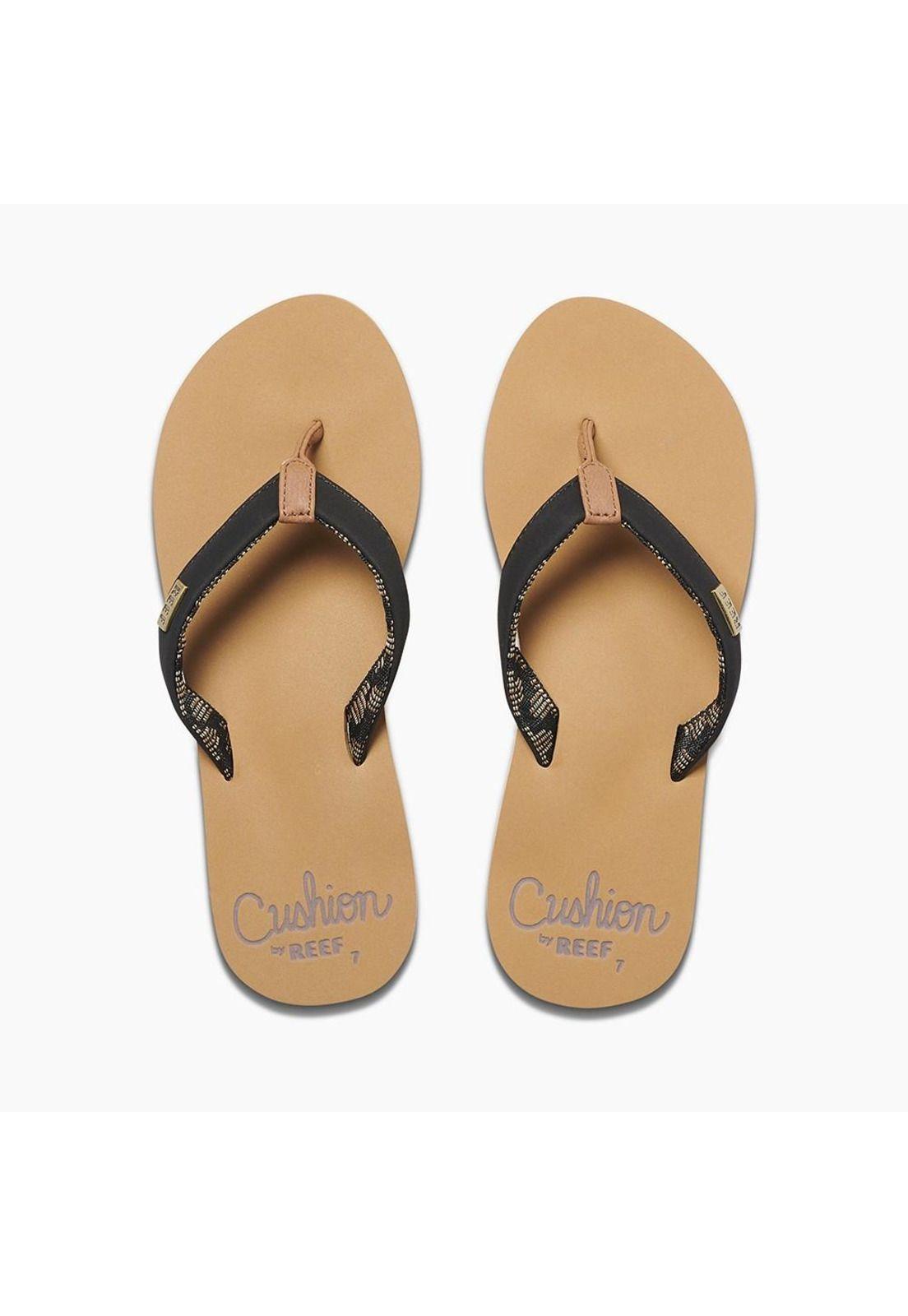 Sandalia Cushion Sands Women Brown Black Reef-2
