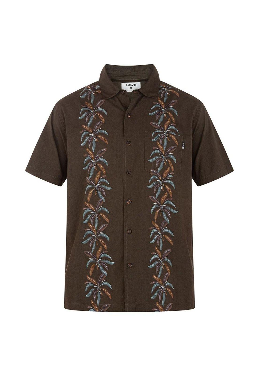 Camisa Rincon Velvet Brown Hurley-0