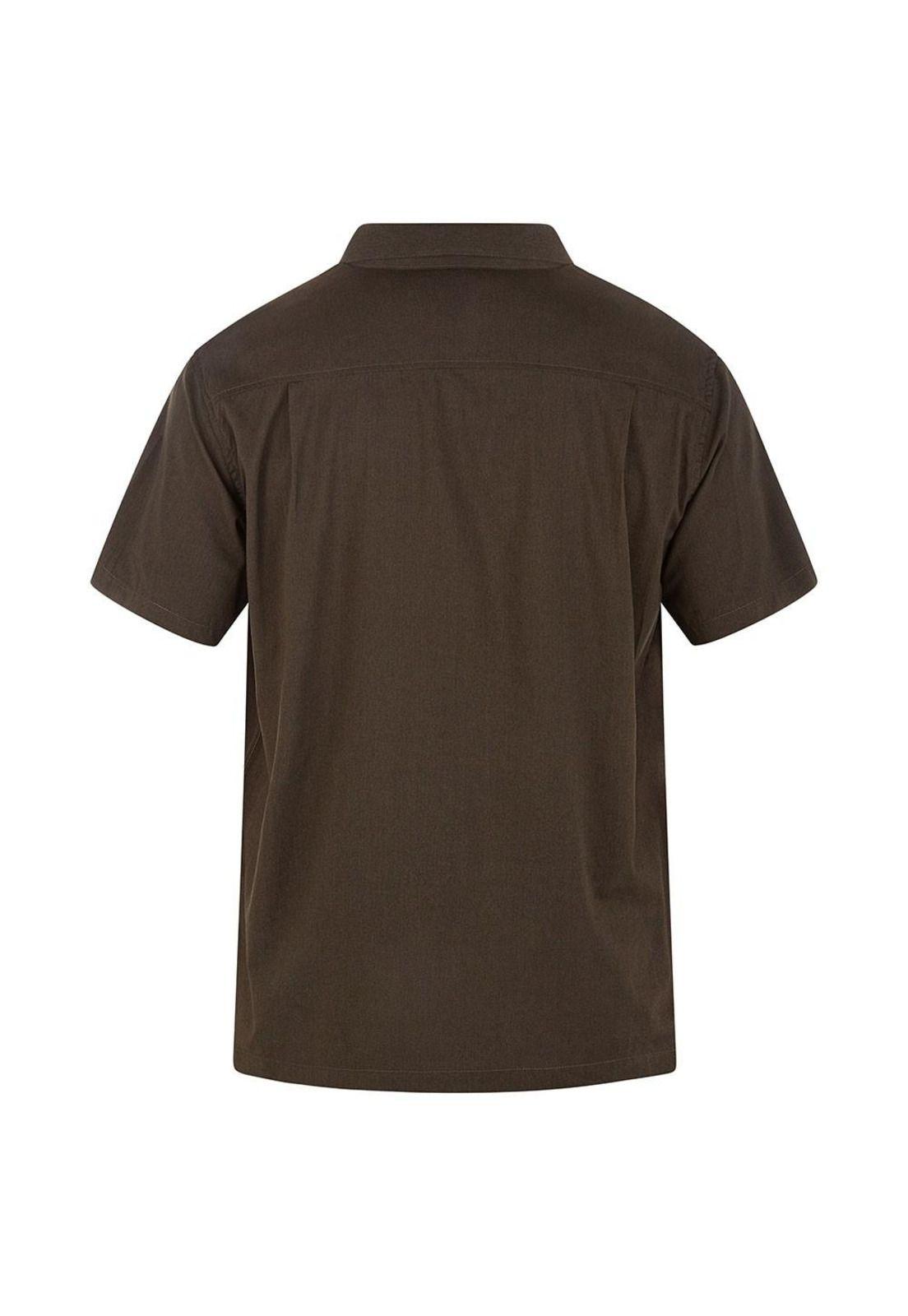 Camisa Rincon Velvet Brown Hurley-1