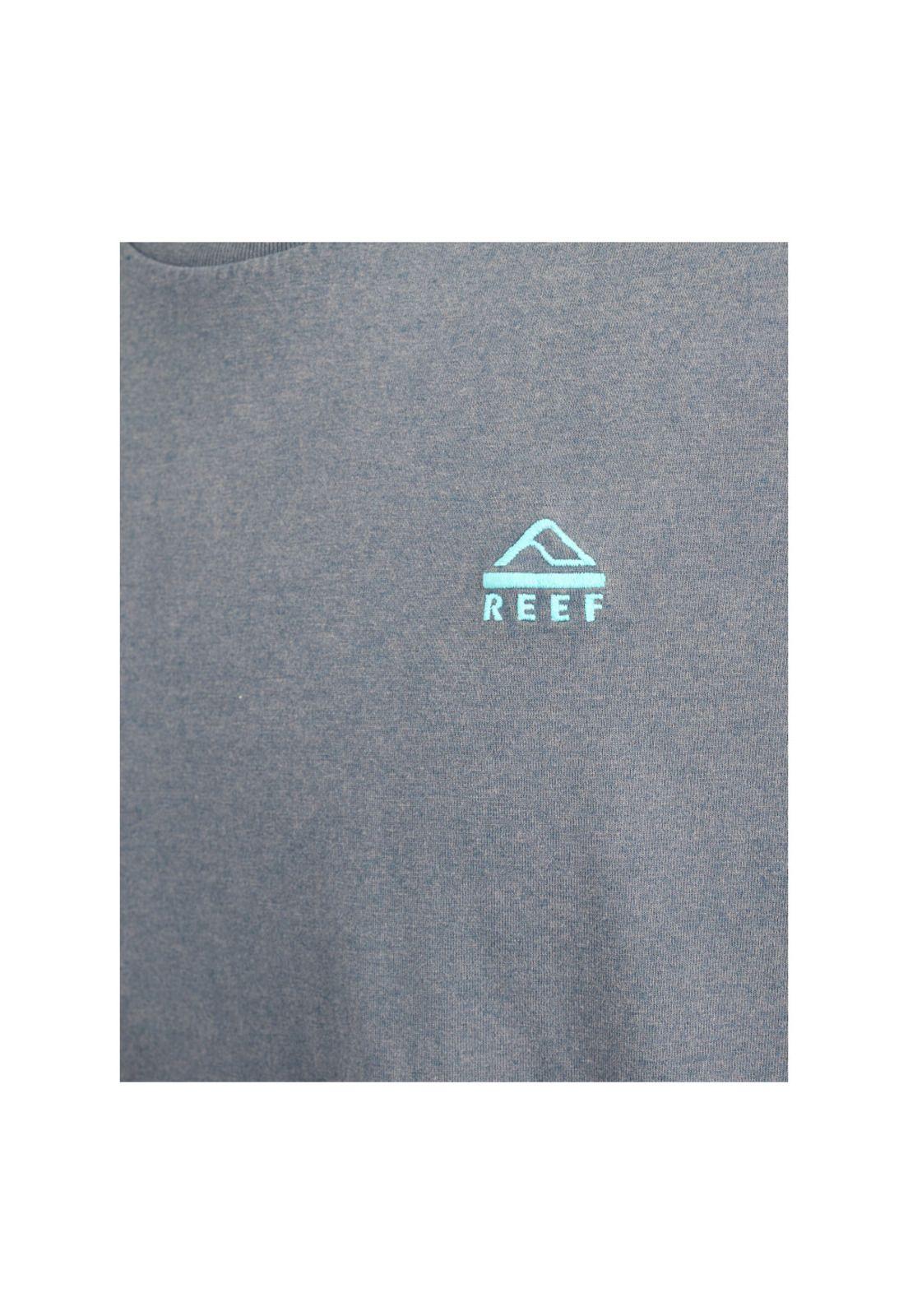Polera Reef Men Just Passing Through Blue Grey-2