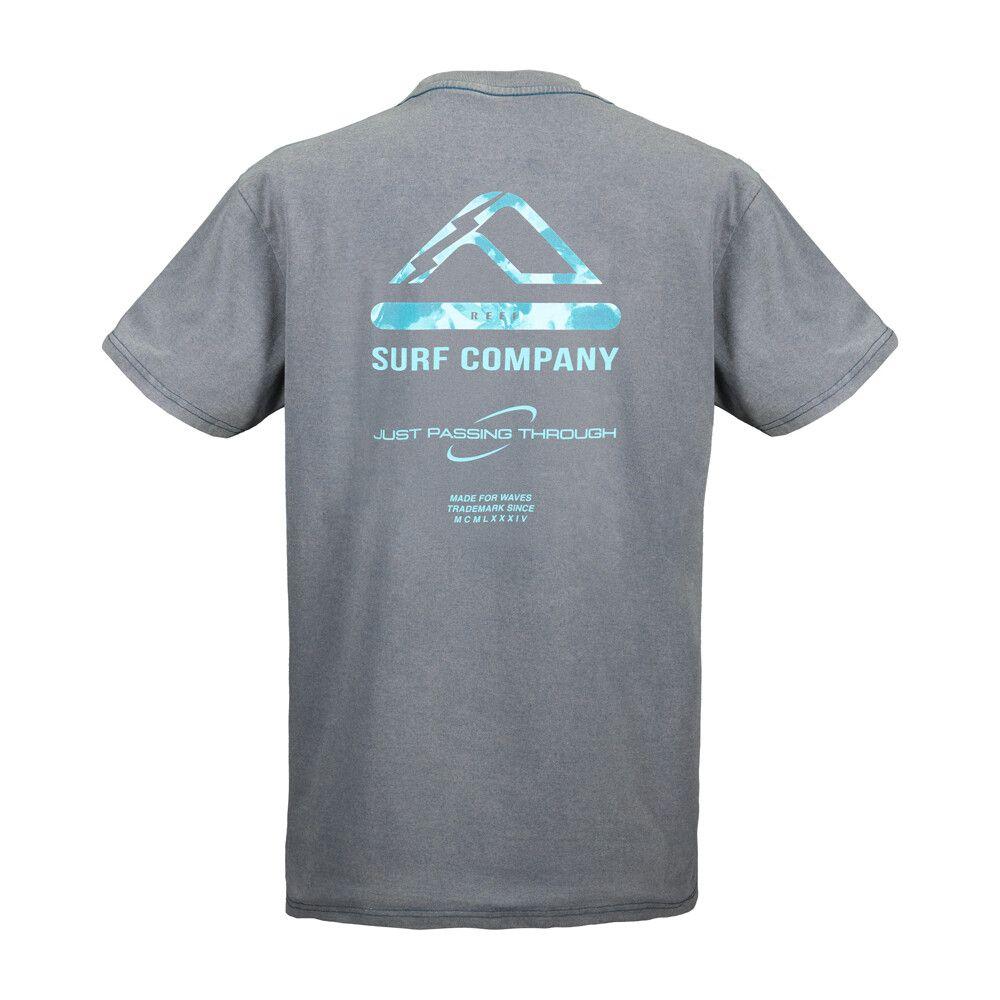 Polera Reef Men Just Passing Through Blue Grey-1