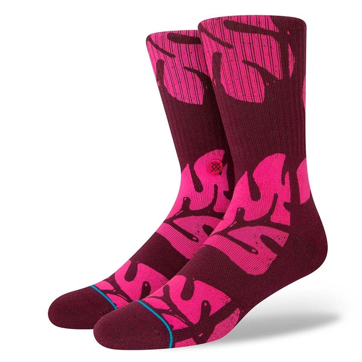 Stance Sock Unisex Plantastic - burgundy-0