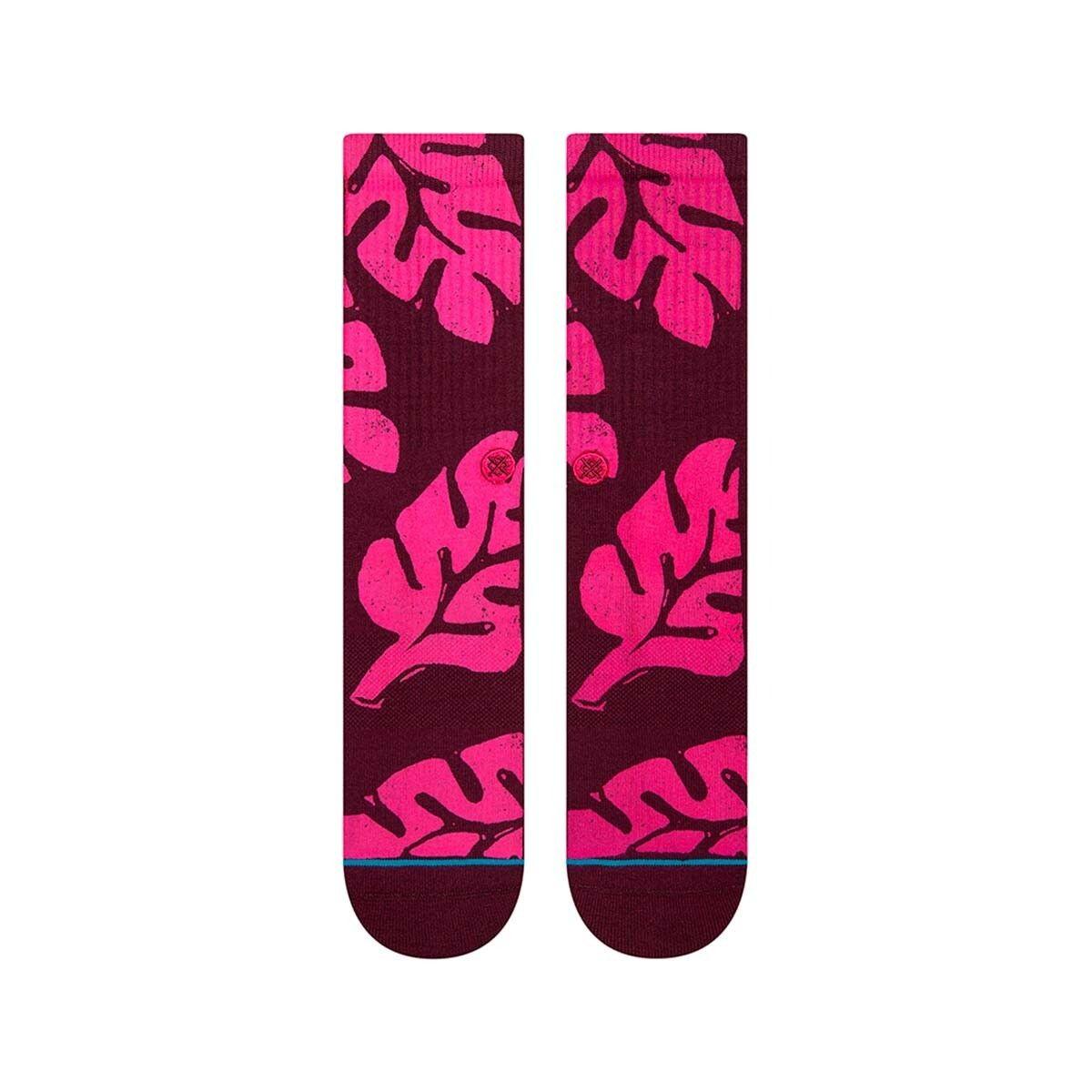 Stance Sock Unisex Plantastic - burgundy-1