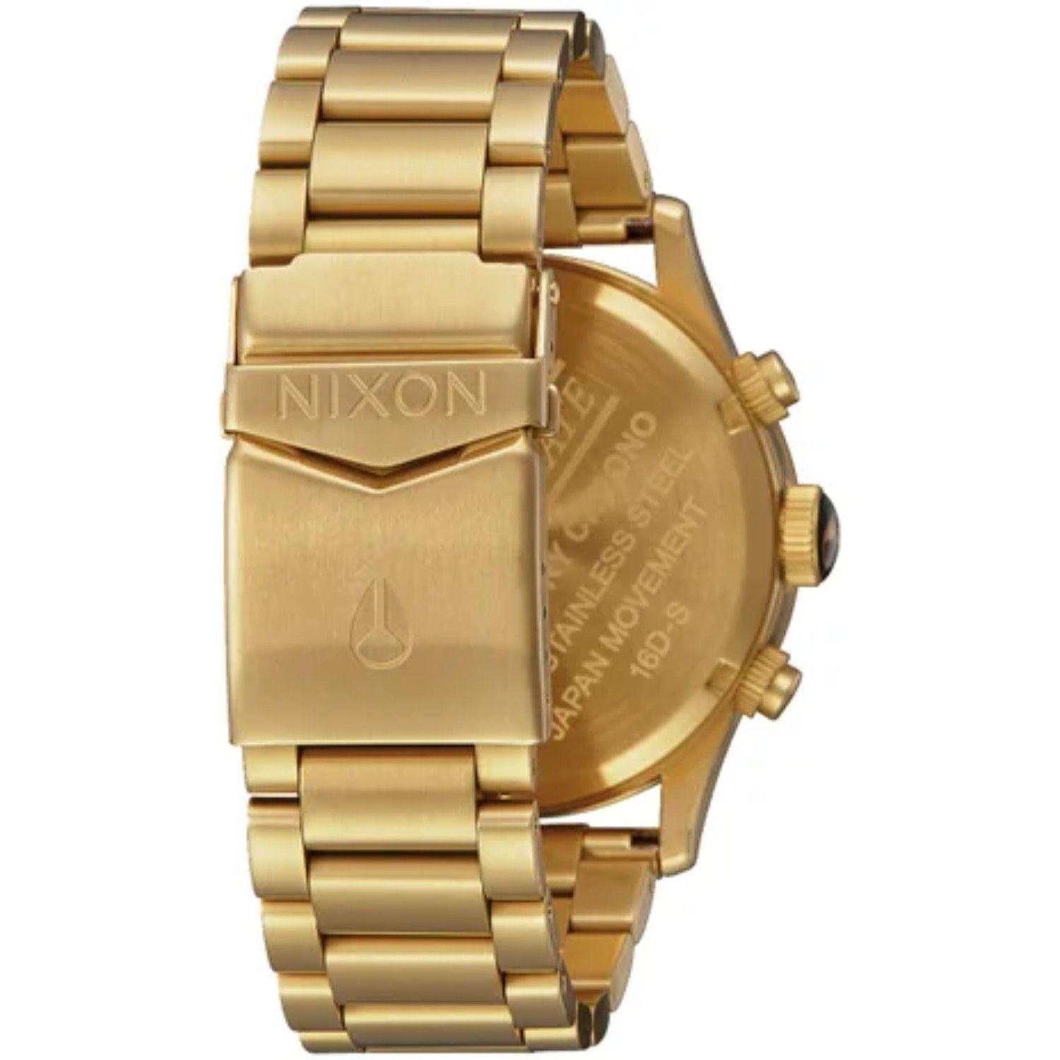 Reloj Nixon Sentry Chrono All Gold Black-1