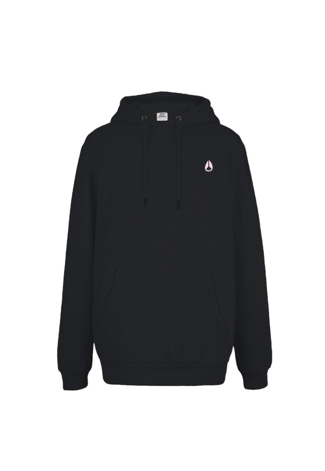 Polerón Nixon Men Hoodie Don't Stop Time Racoon Black-0