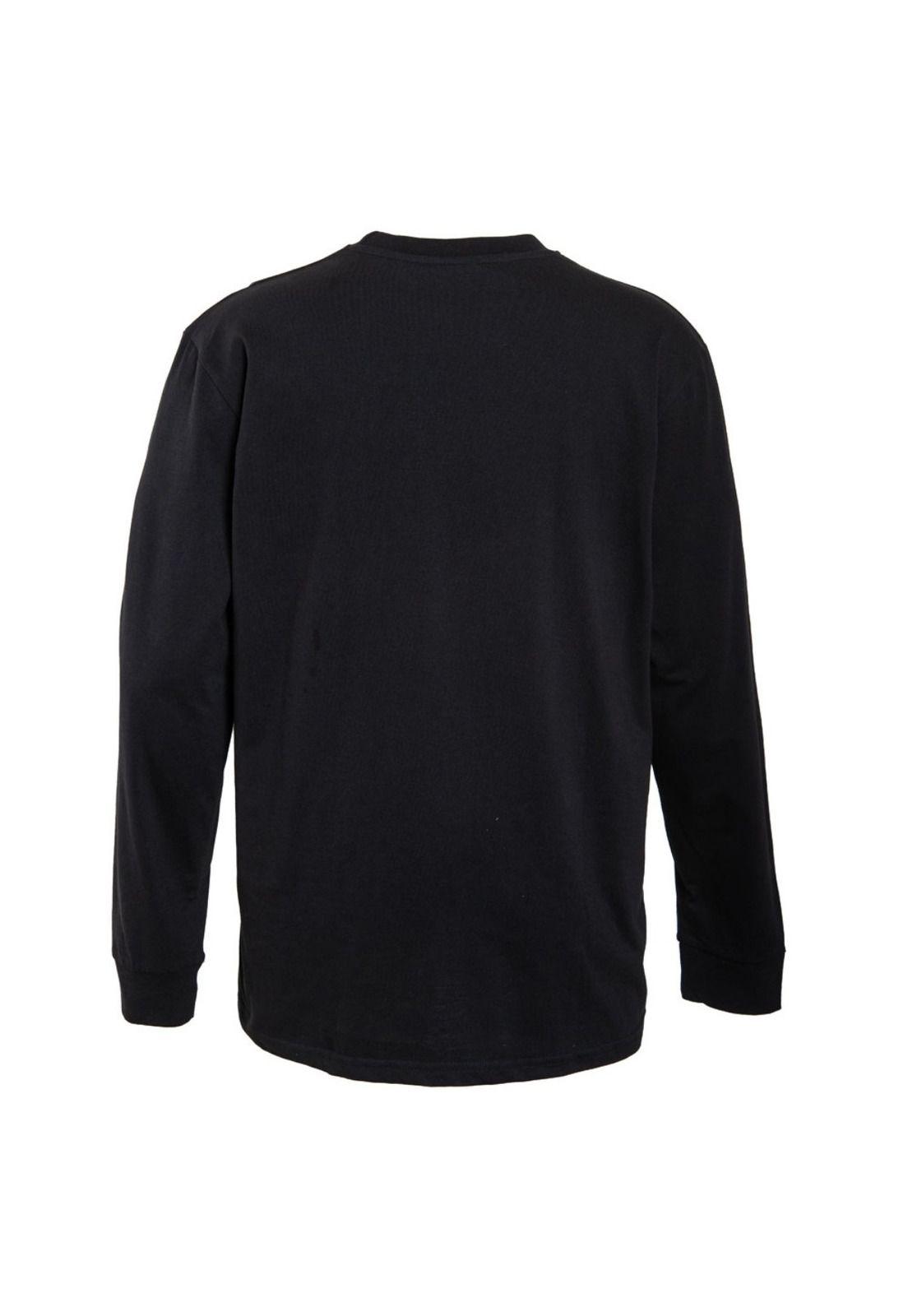 Polera Colo Colo Urbano Negro Print Mangas-2