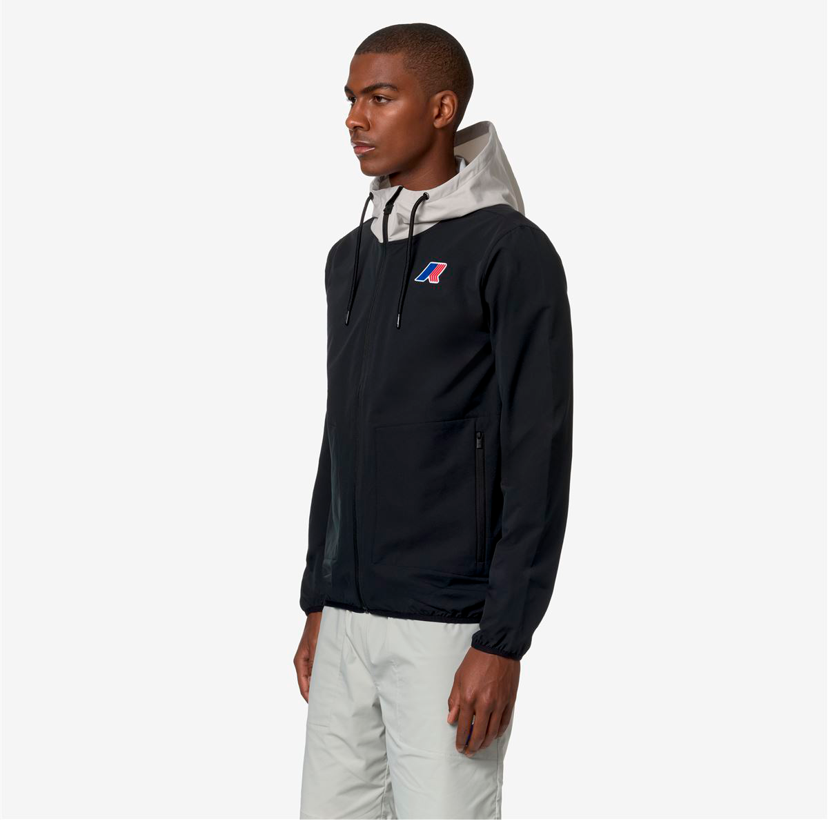 Chaqueta K-Way Leonardo Fioravanti Juno Green Black Beige-2