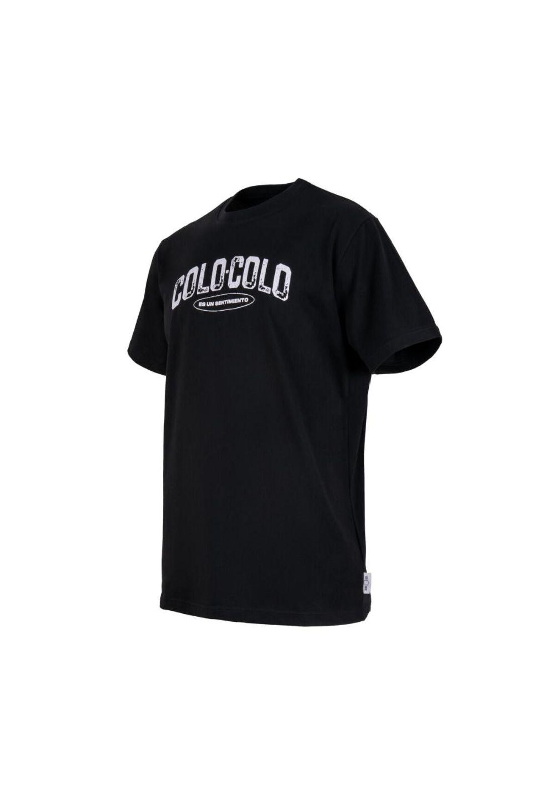 Polera Colo Colo Hombre Es un sentimientoi Negro-1