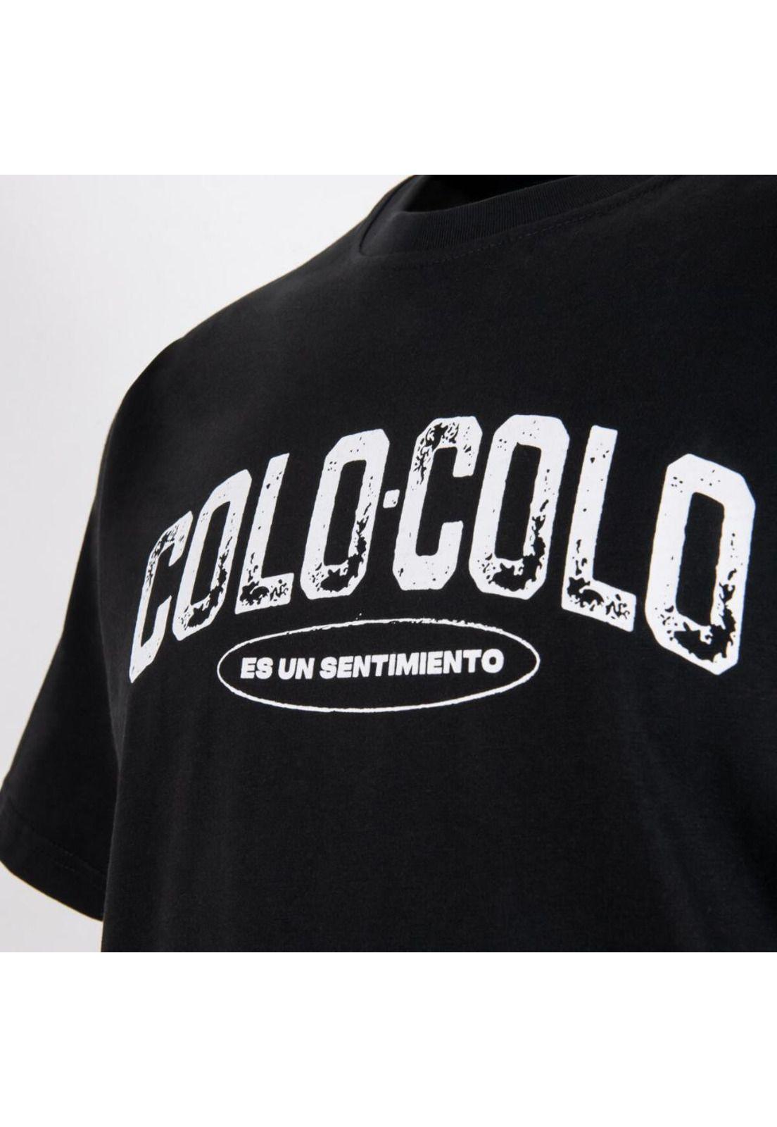 Polera Colo Colo Hombre Es un sentimientoi Negro-3