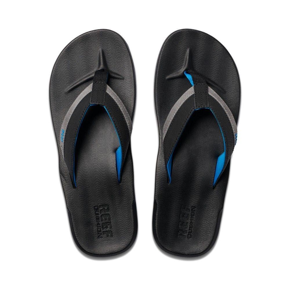 Sandalia Reef Men Contoured Cushion Black Blue-1
