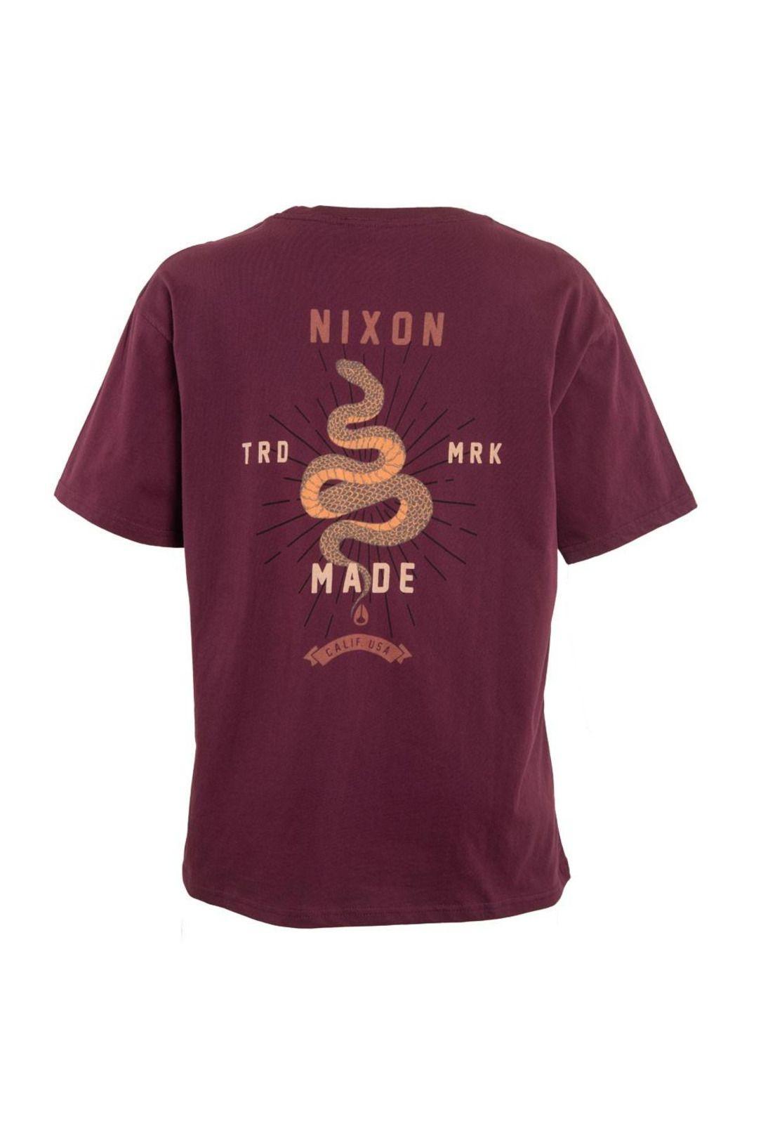Polera Men Snake Burgundy-2