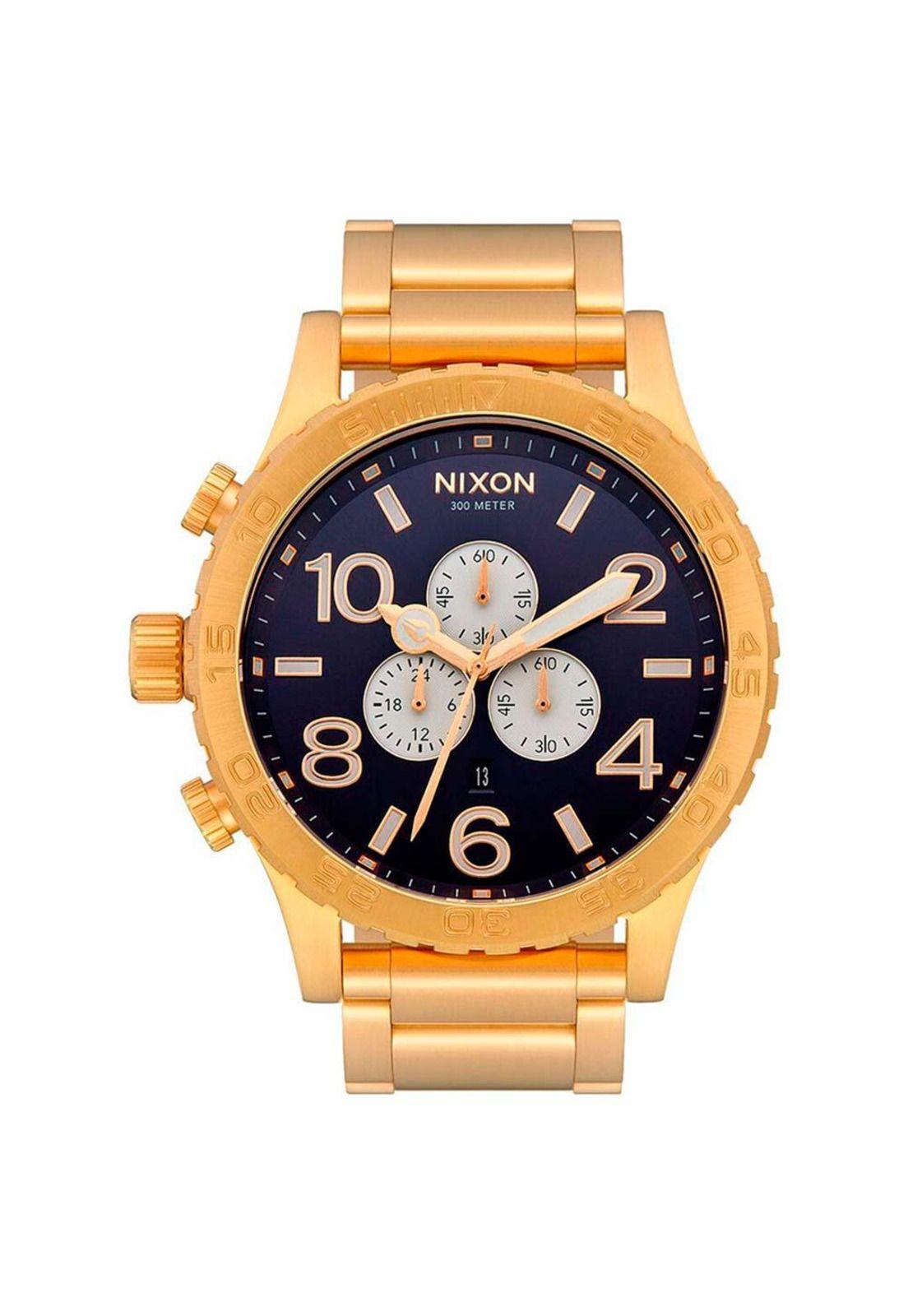 Reloj 51-30 Chrono Gold Indigo Nixon-0