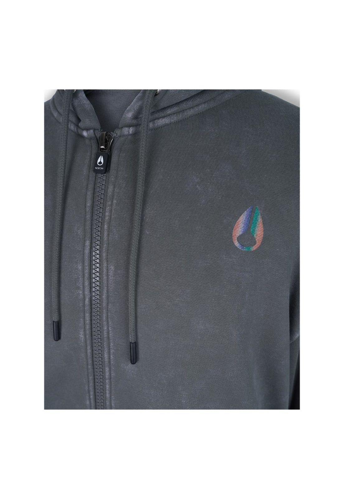 Poleron Nixon Men Full Zipper Dark Gray-2