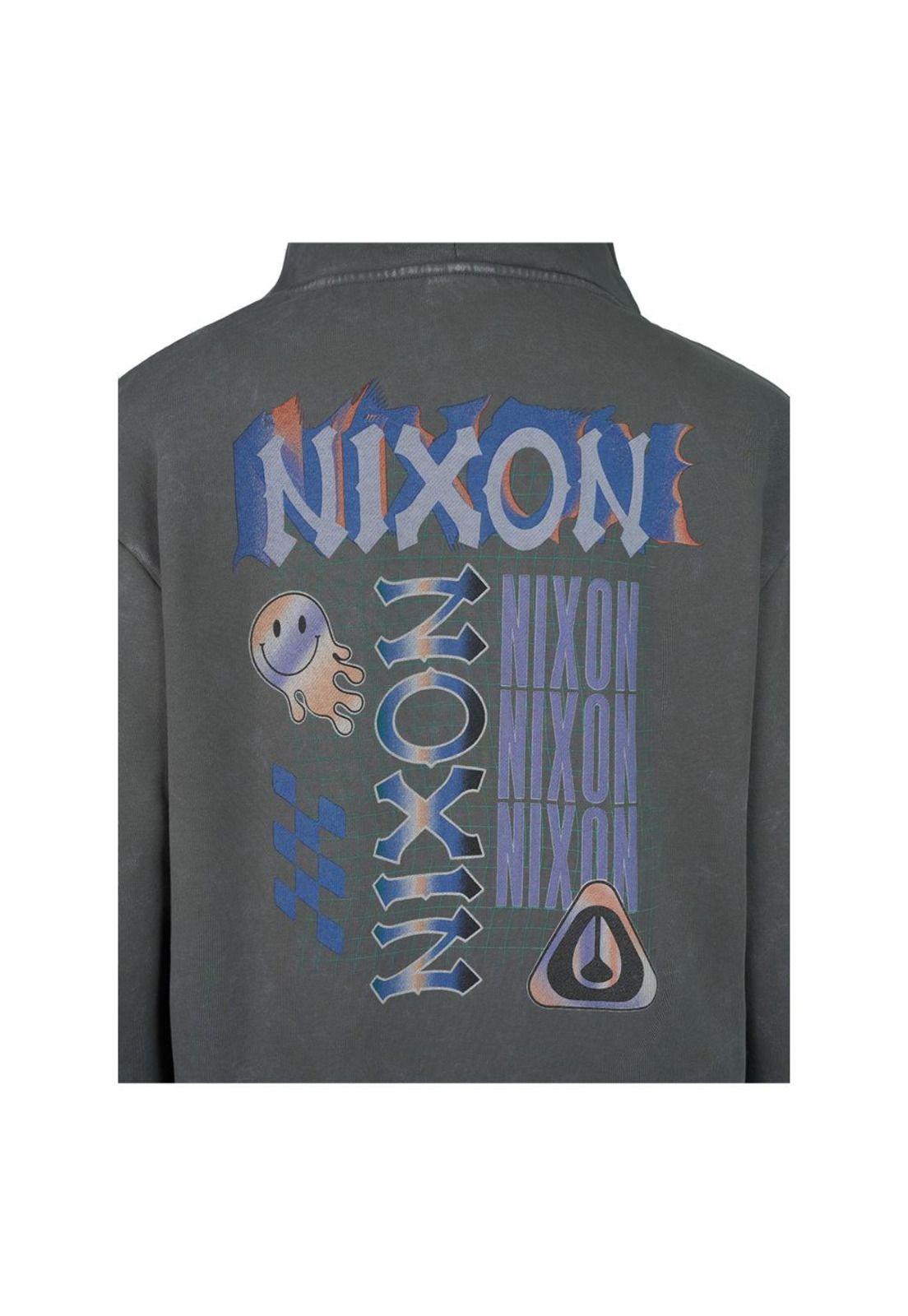 Poleron Nixon Men Full Zipper Dark Gray-3