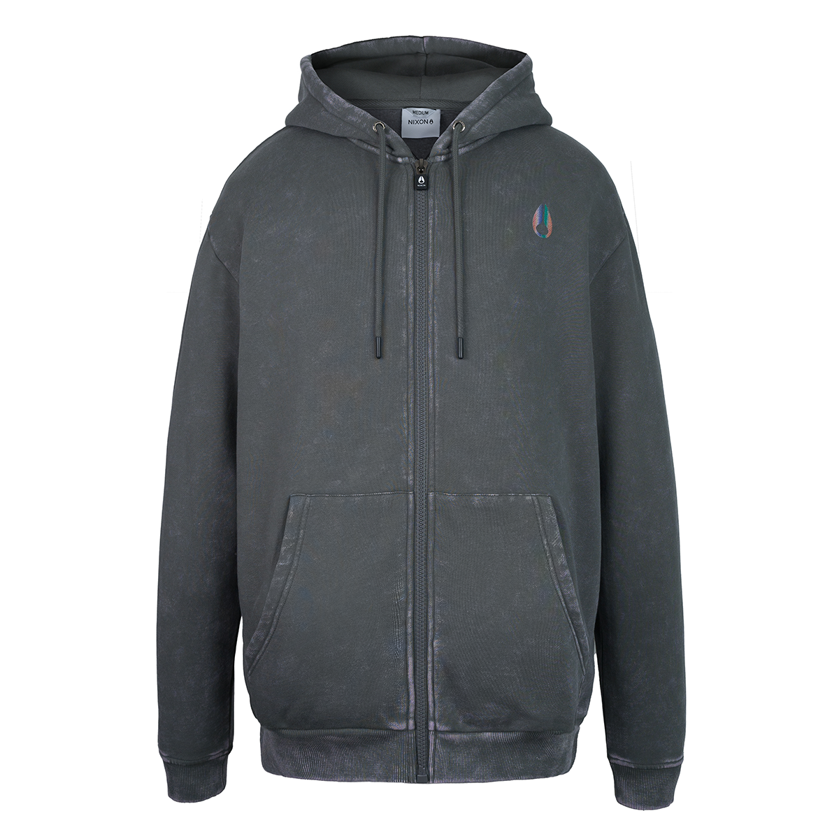 Poleron Nixon Men Full Zipper Dark Gray-0