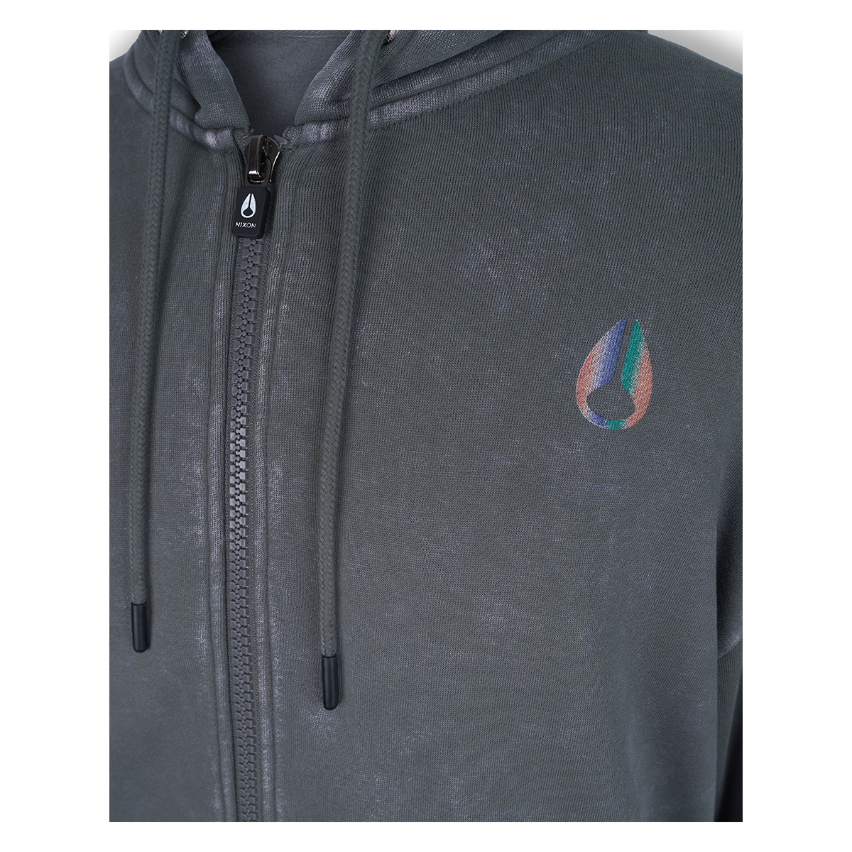 Poleron Nixon Men Full Zipper Dark Gray-2