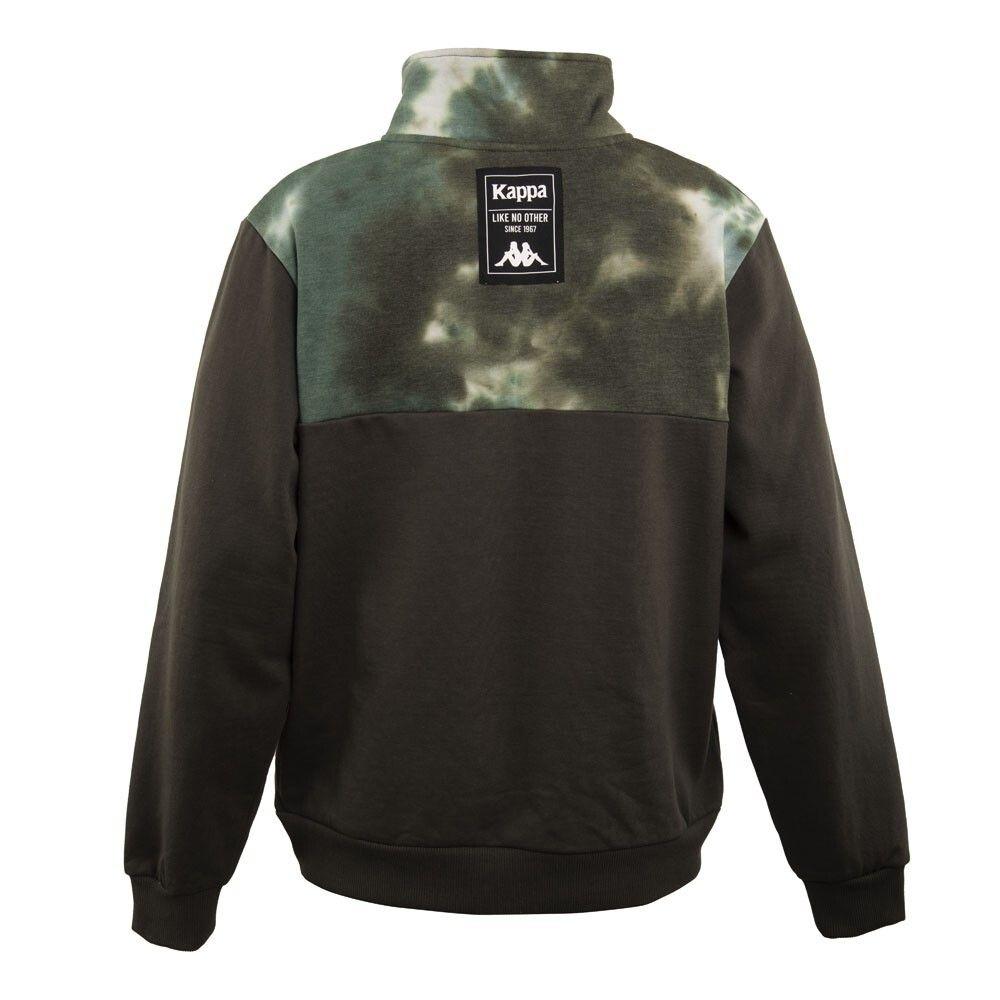 Poleron Men Half Zip Dark Green-2