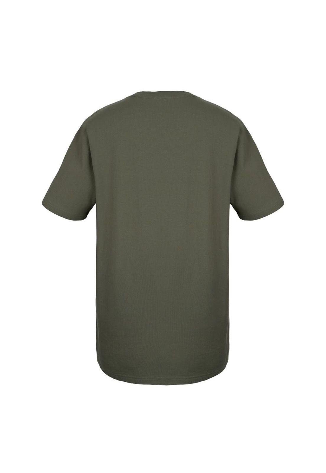 Polera Nixon Men Small Logo Green-1