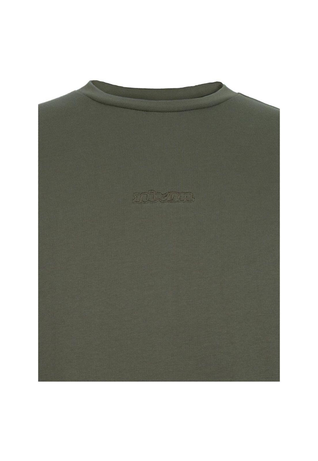 Polera Nixon Men Small Logo Green-2