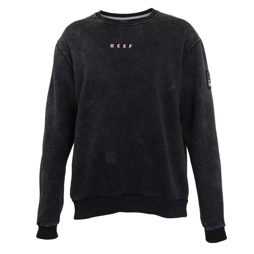 Poleron Men Crew Black Palms-0