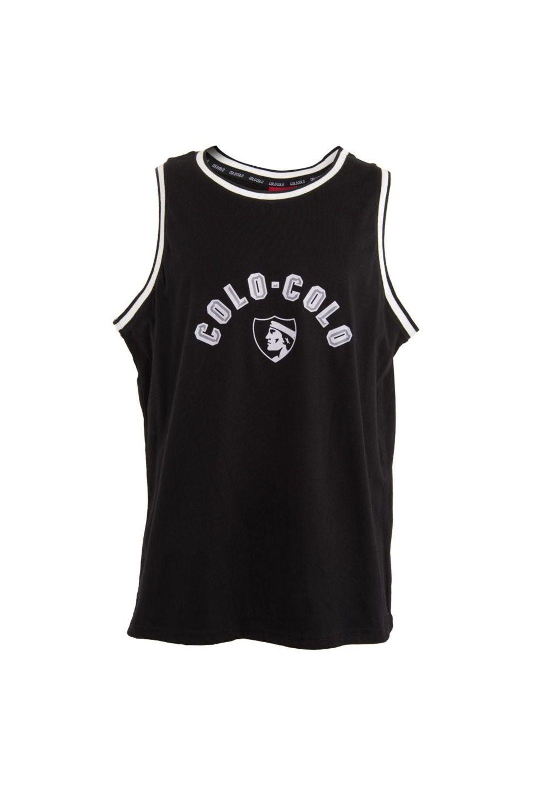 Polera Colo Colo Urbano tank "Trofeos Gris" Negra-0