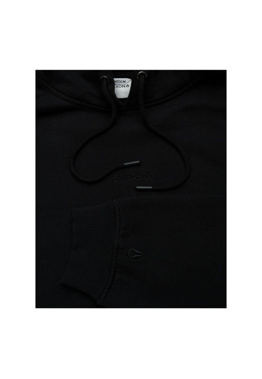 Poleron Nixon Men Hoodie Small Logo Black-2